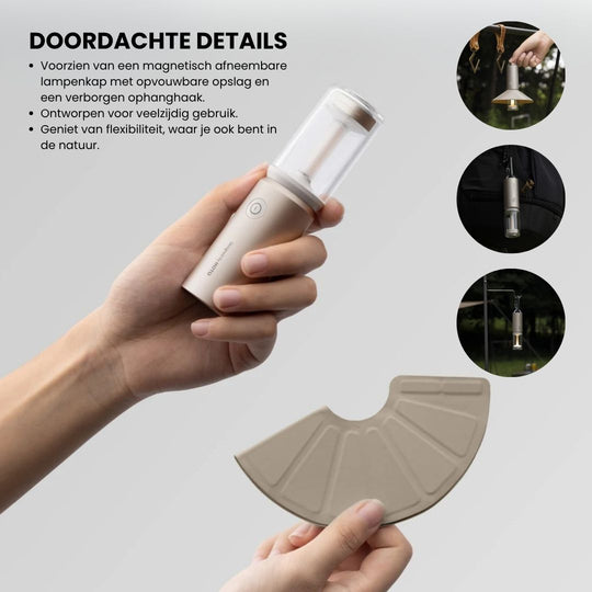 Hoto oplaadbare camping zaklamp